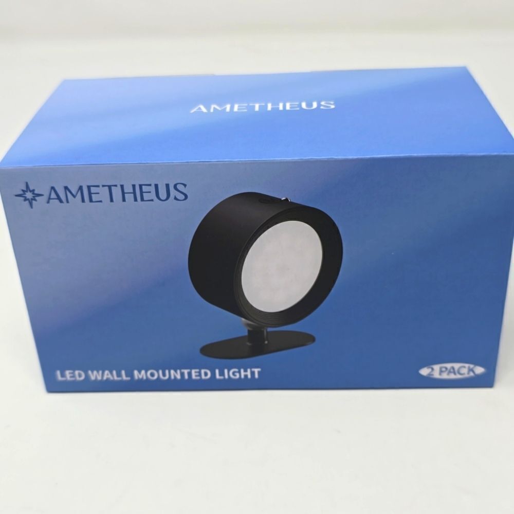 LED Wall Mounted Lights,Rechargeable Wall Sconces Lamp For Bedroom,3 Color Temps